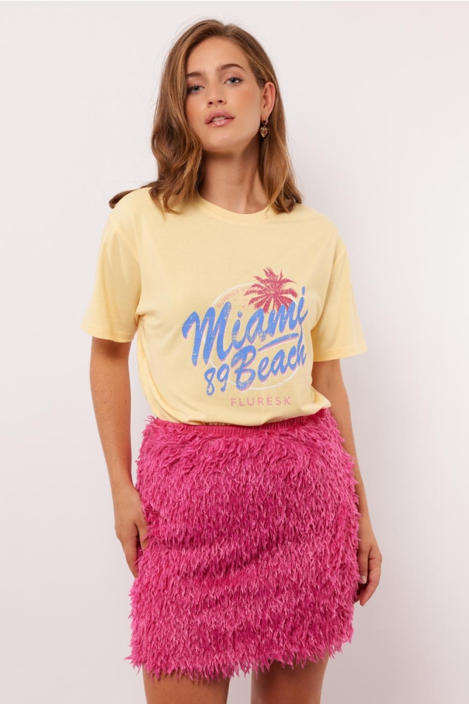 ANNORA T SHIRT 25ZFFF01 125 Sunbeam Yellow